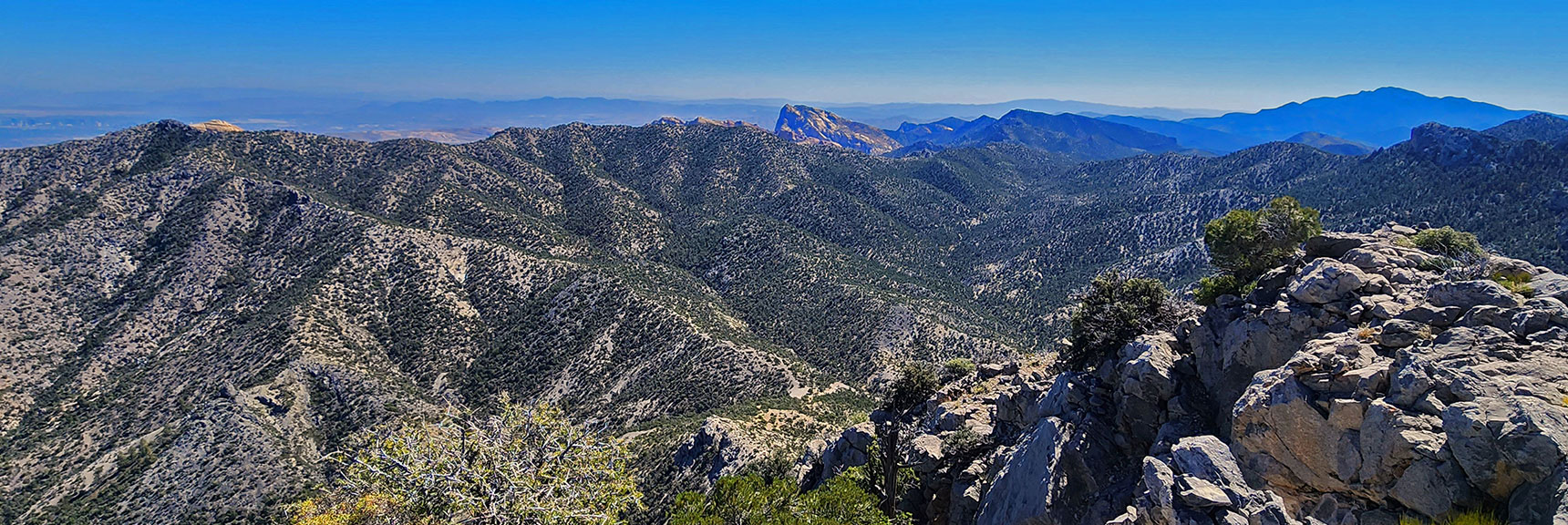 Rainbow Mts. Upper Crest Ridgeline from North Peak to Indecision Peak | Red Rock Summit Loop | Wilson Ridge | Lovell Canyon, Nevada