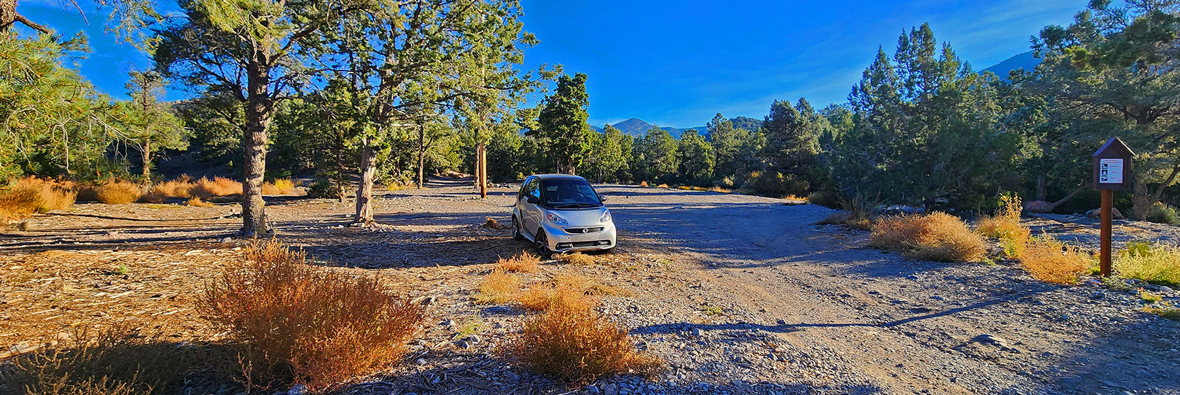 Large Parking/Camping Area at Start Point Just Below CC Springs & Lovell Canyon Rds. | Switchback Spring Pinnacle | Wilson Ridge | Lovell Canyon, Nevada