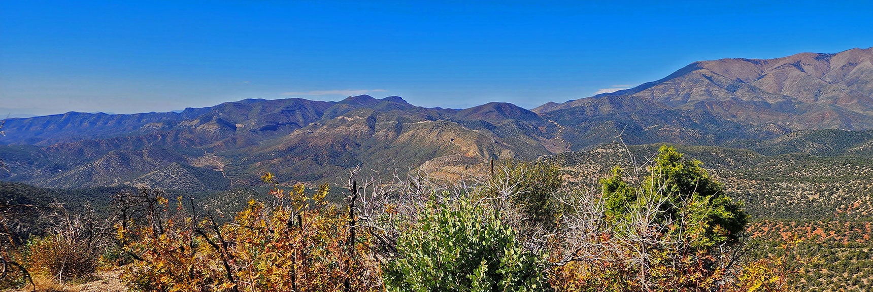 Sexton Ridge Coming into View to Northwest | Switchback Spring Pinnacle | Wilson Ridge | Lovell Canyon, Nevada