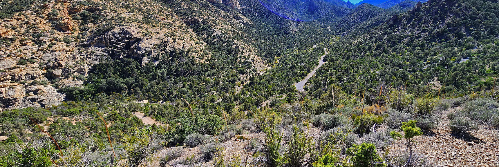 Approaching Lower Switchback Spring Ridge & Rocky Gap Road | Switchback Spring Ridge | Red Rock Canyon, Nevada