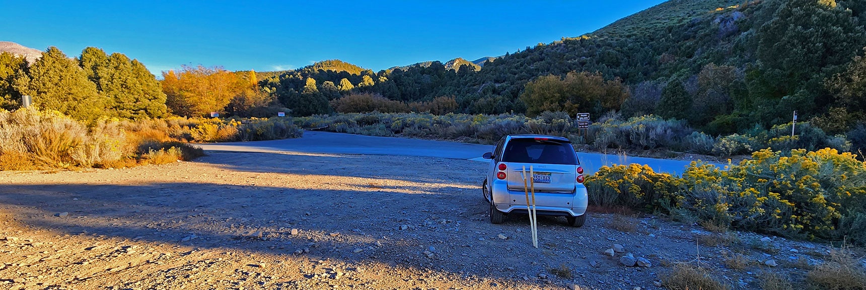 Parking Area at Intersection of Lovell Canyon & Lovell Summit Roads | Griffith Shadow Loop | Lovell Canyon, Nevada