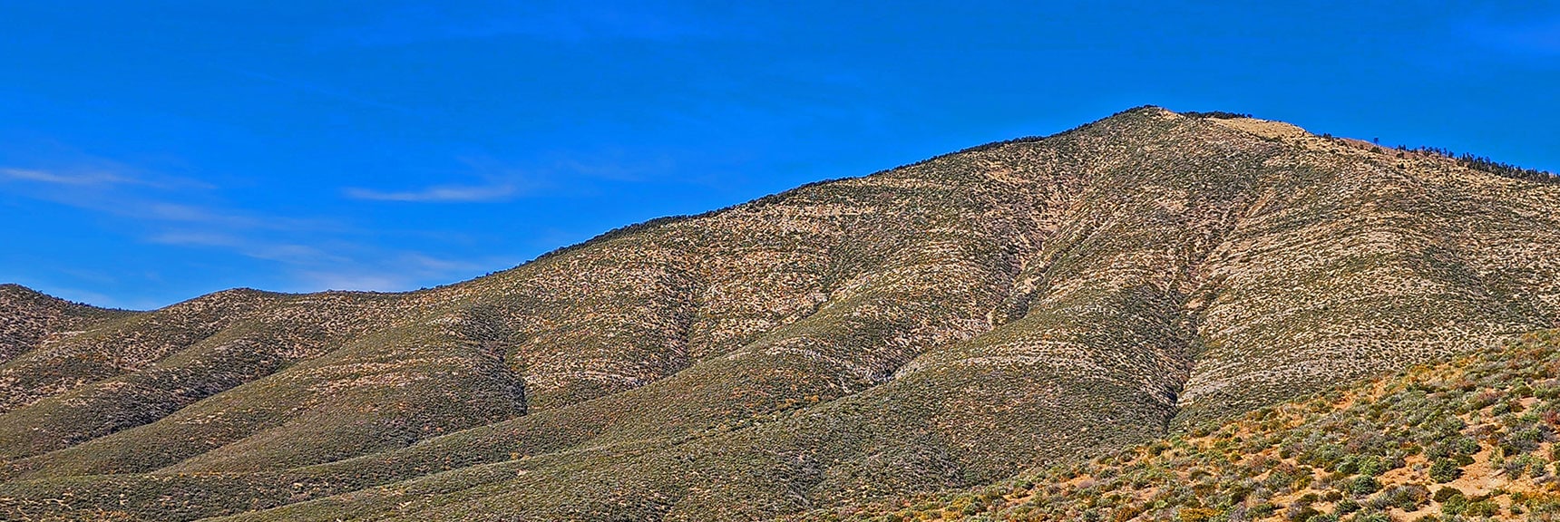 Upper Ascent Ridge from Lovell Summit Road to Sexton Ridgeline. | Griffith Shadow Loop | Lovell Canyon, Nevada