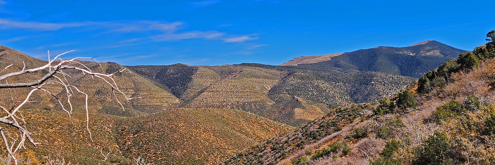 Begin Initial Descent Toward Wash at Base of Lovell Canyon. | Griffith Shadow Loop | Lovell Canyon, Nevada