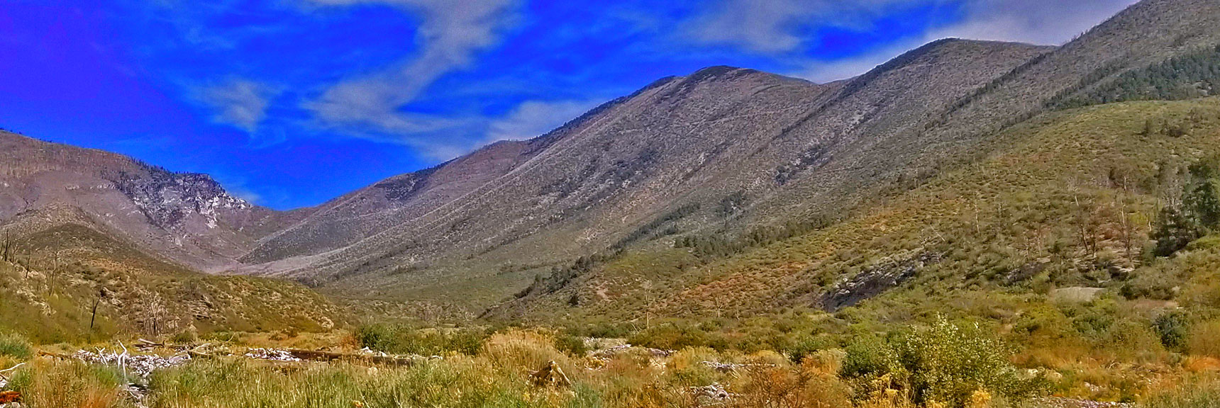 View Up Harris Mountain from Lovell Canyon | Harris Mountain Base from Lovell Canyon, Nevada
