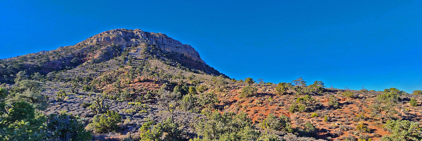 Traverse the Series of Ridges Extending from the Cliffs Above. | Landmark Bluff Circuit | Lovell Canyon, Nevada