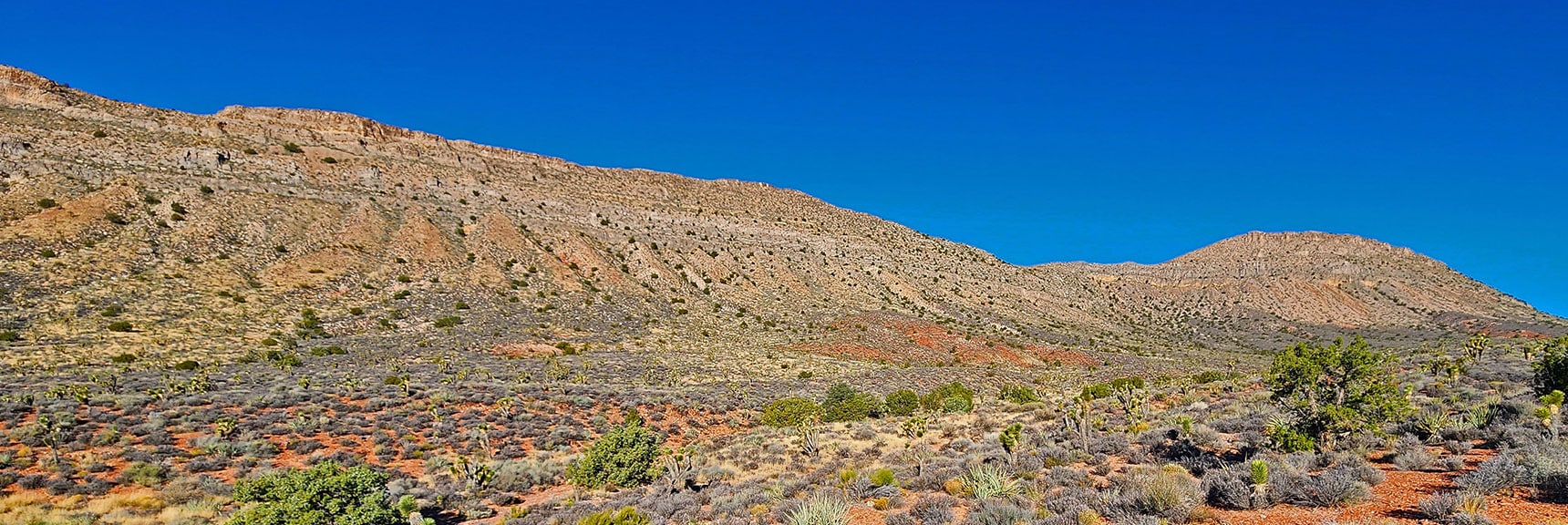 View Toward the Northern End of Landmark Bluff. | Landmark Bluff | Lovell Canyon, Nevada
