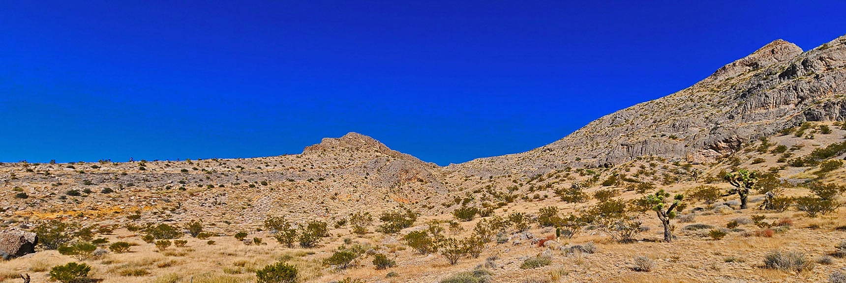 Approaching Southwest Edge of the Bluff | Landmark Bluff | Lovell Canyon, Nevada