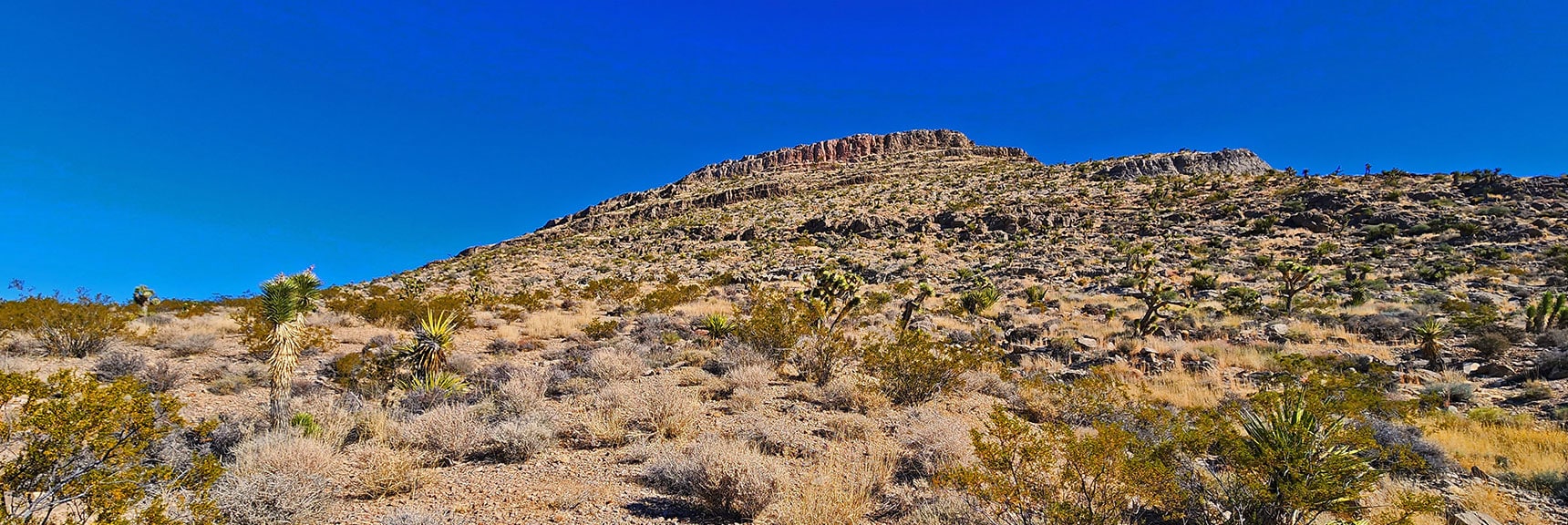 Rounding Southwestern Corner of Bluff | Landmark Bluff | Lovell Canyon, Nevada