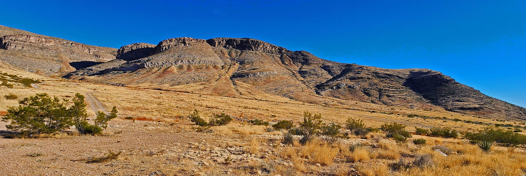 Will Summit via Gradual Incline to the Right. | Landmark Bluff | Lovell Canyon, Nevada
