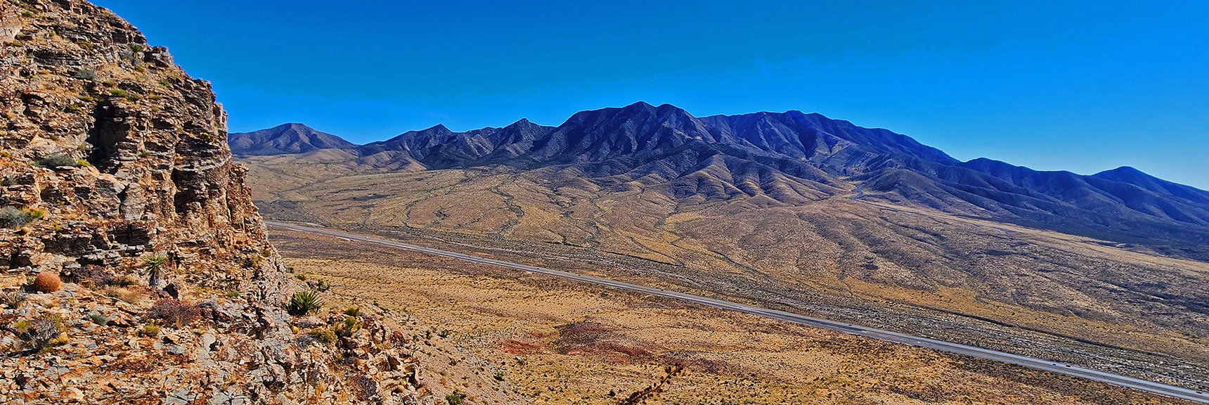 Higher View Toward Potosi Mt. | Landmark Bluff | Lovell Canyon, Nevada