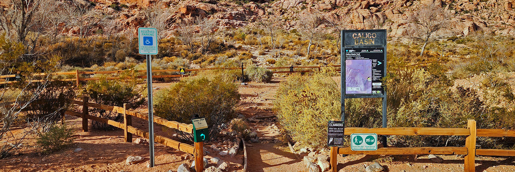 Trailhead from Parking Lot to Beginning of Grand Staircase | Grand Staircase | Calico Basin, Nevada