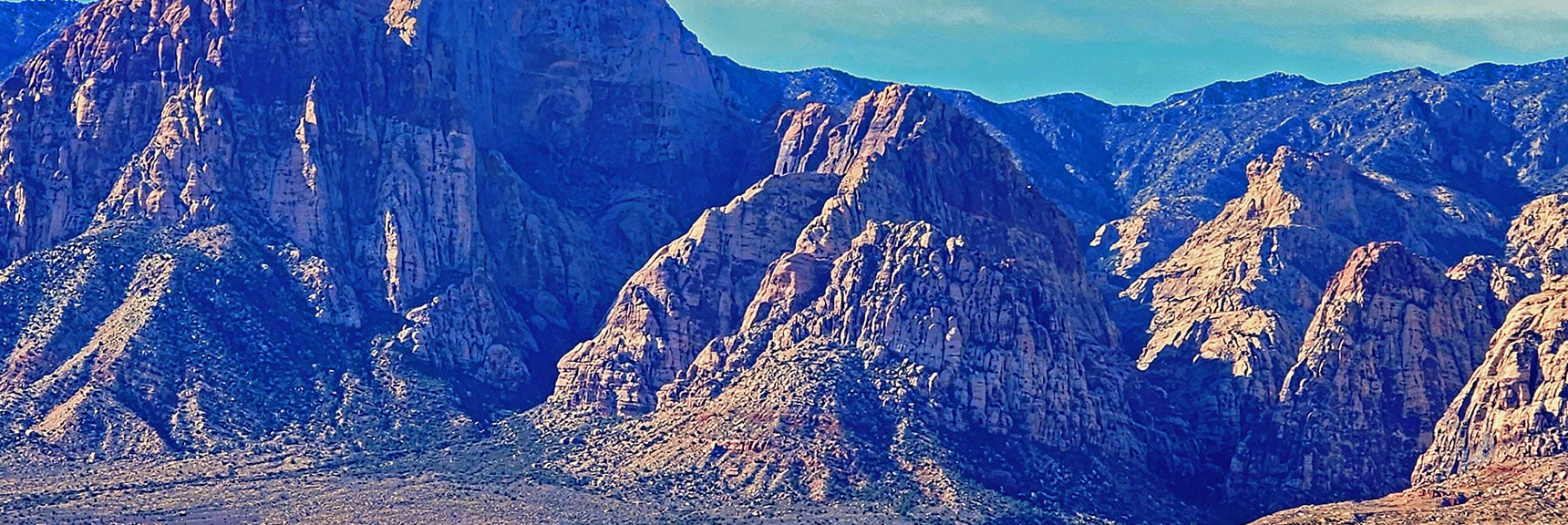 Juniper Peak. Pine Creek Canyon to Right; Juniper Canyon to Left | Grand Staircase | Calico Basin, Nevada