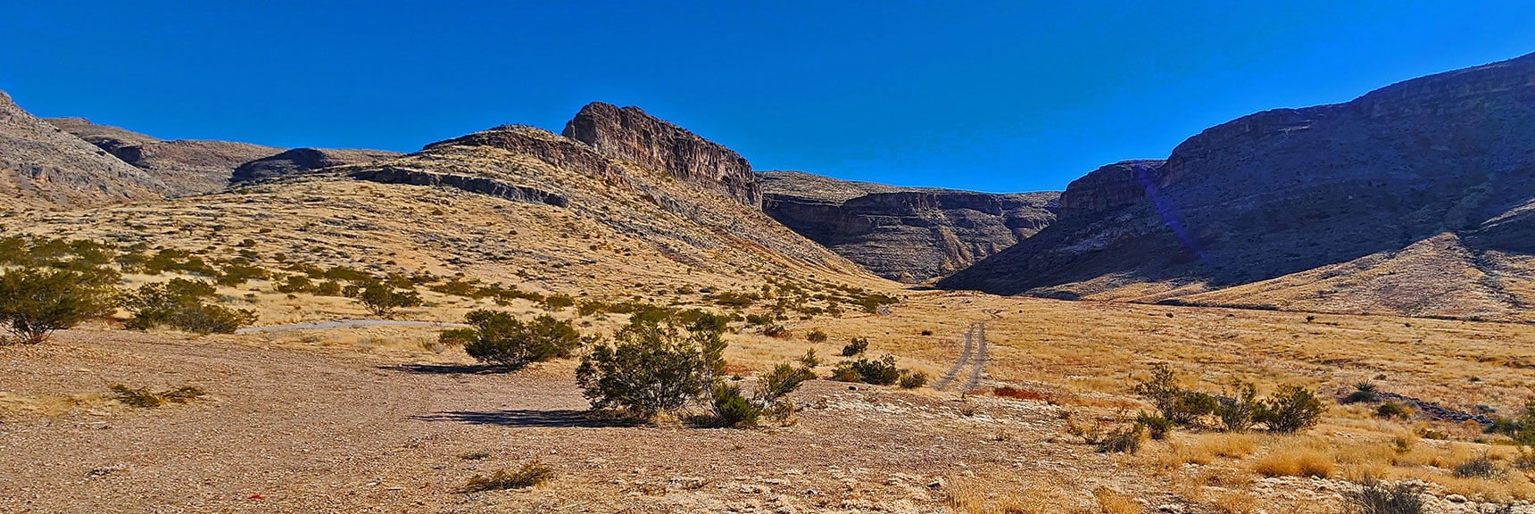 Road Leading into Cave Canyon & Cave | Landmark Bluff Summit | Lovell Canyon, Nevada