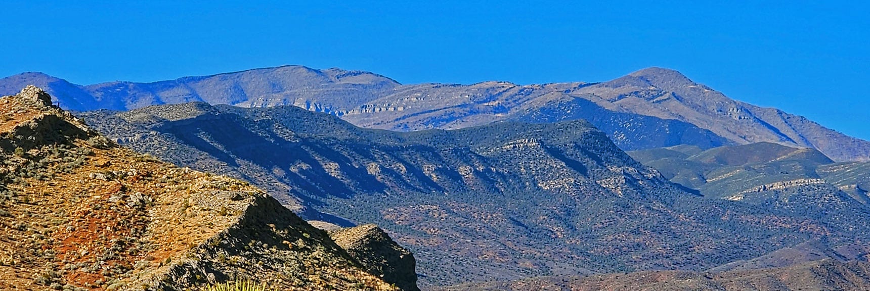 Griffith Peak to Charleston Peak Along Kyle Canyon South Ridgeline | Landmark Bluff Summit | Lovell Canyon, Nevada
