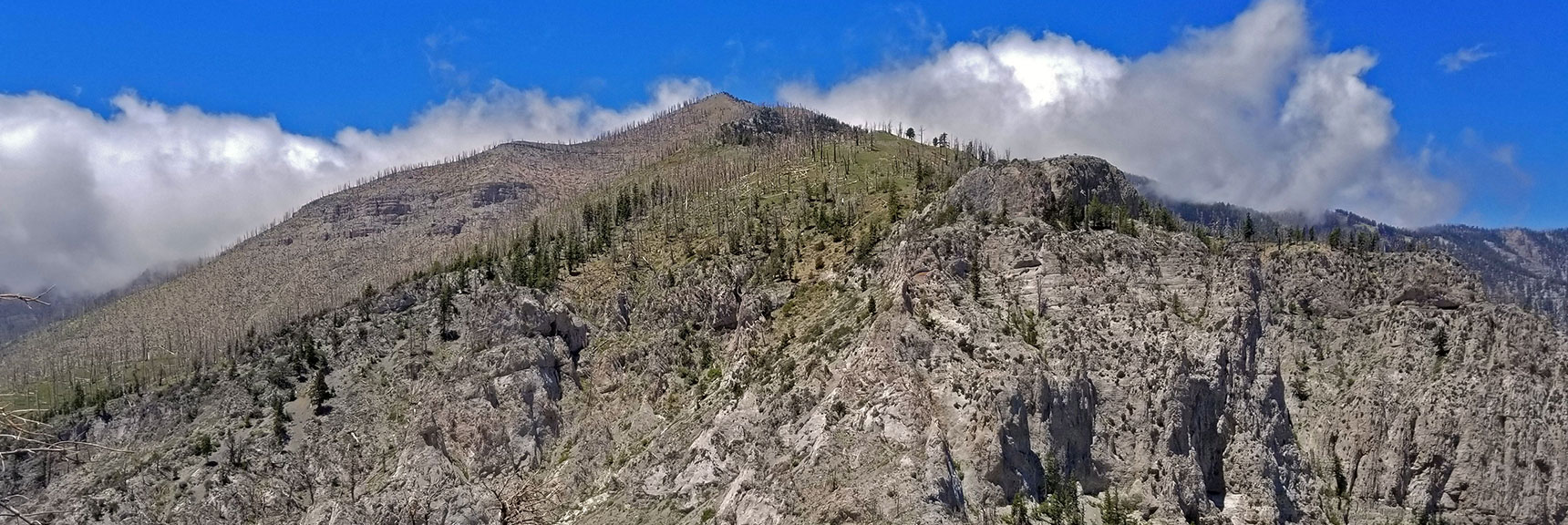 Harris/Griffith Saddle Toward Griffith Peak | Lovell Canyon Ridgelines | Lovell Canyon, Nevada