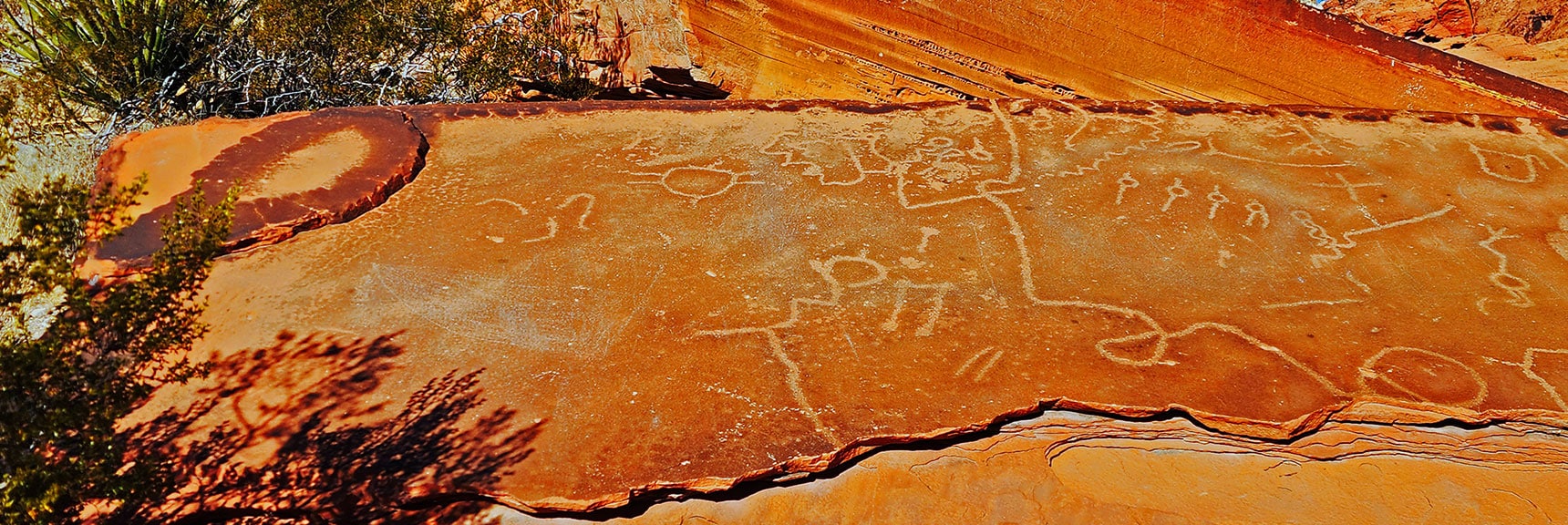 Enigmatic Drawings Created by Ancient Southern Paiutes | 3 Basin Circuit | Calico Basin, Brownstone Basin, Red Rock Canyon, Nevada