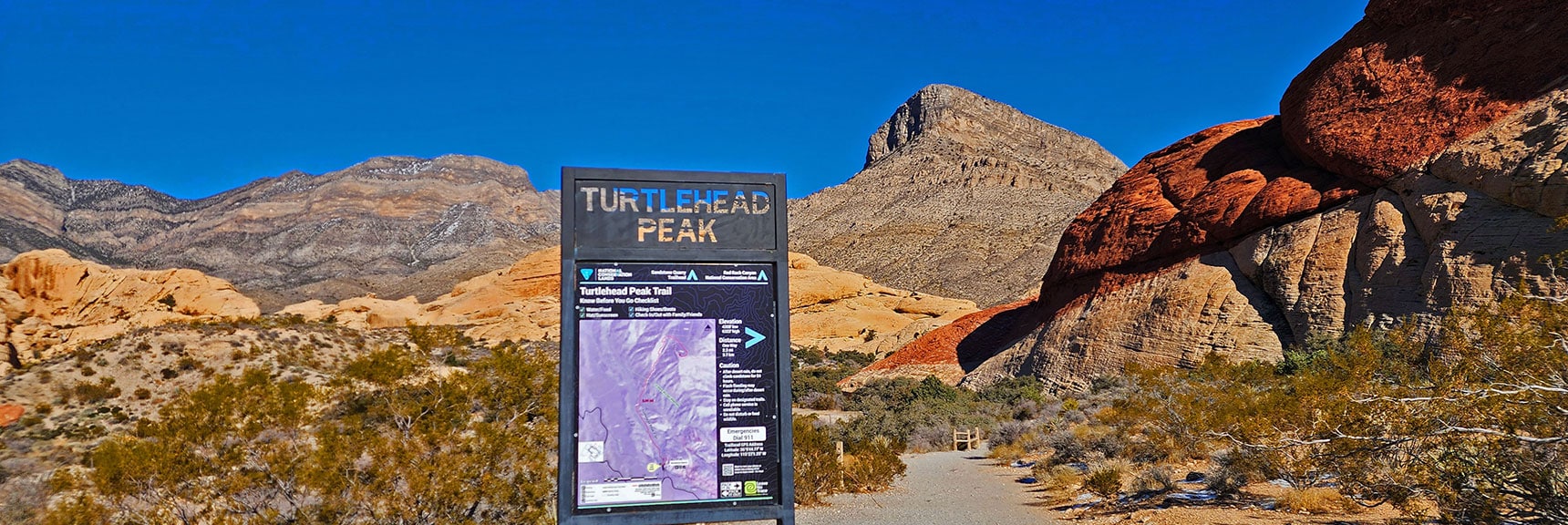 Take the Turtlehead Peak Trail from the Sandstone Quarry Parking Area | 3 Basin Circuit | Calico Basin, Brownstone Basin, Red Rock Canyon, Nevada