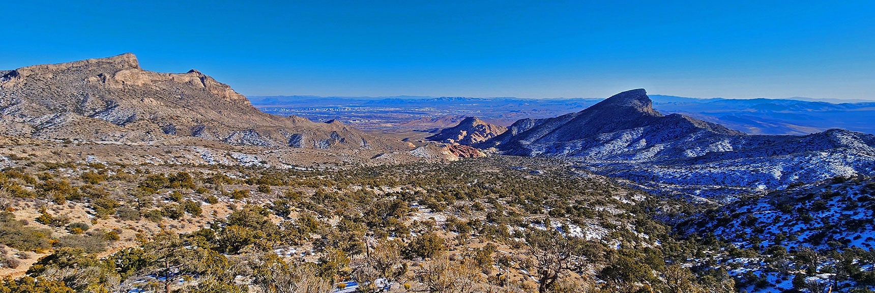 Turtlehead Peak Prominent on West Ridge | 3 Basin Circuit | Calico Basin, Brownstone Basin, Red Rock Canyon, Nevada