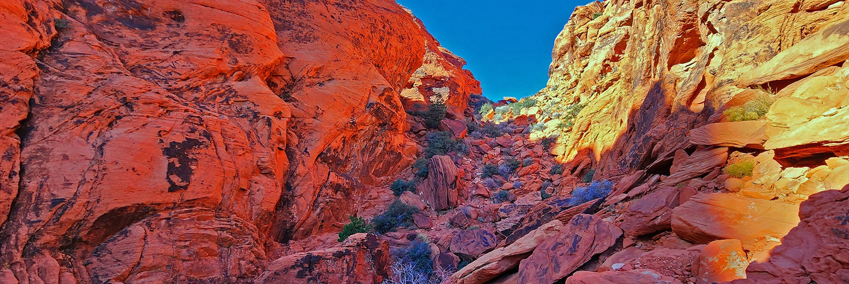 First View of the Passage Summit Ahead! Incline Leveling Off a Bit. | Lower Calico Hills Loop | Calico Basin & Red Rock Canyon, Nevada