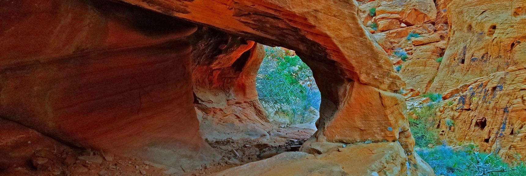 Small Arch on Lower Passageway | Lower Calico Hills Loop | Calico Basin & Red Rock Canyon, Nevada