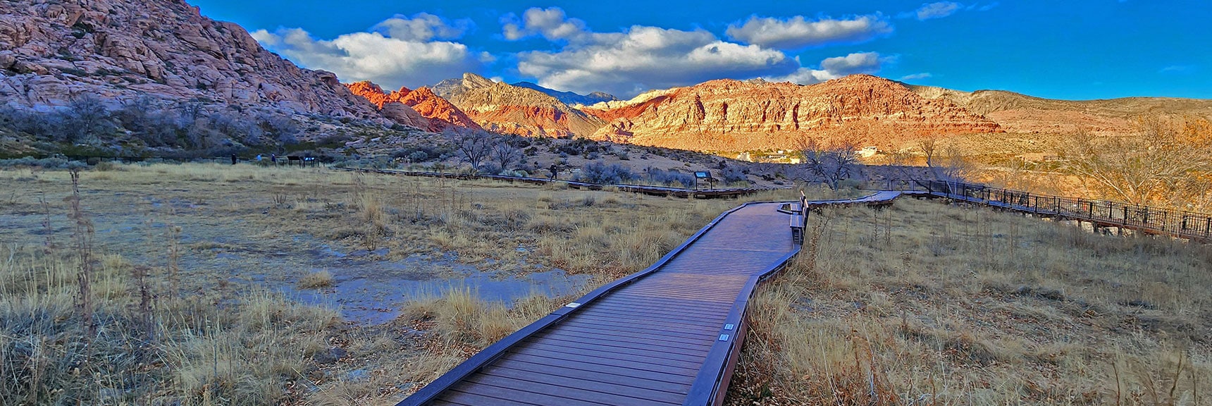 Boardwalk Takes You Back to the Parking Area | Lower Calico Hills Loop | Calico Basin & Red Rock Canyon, Nevada
