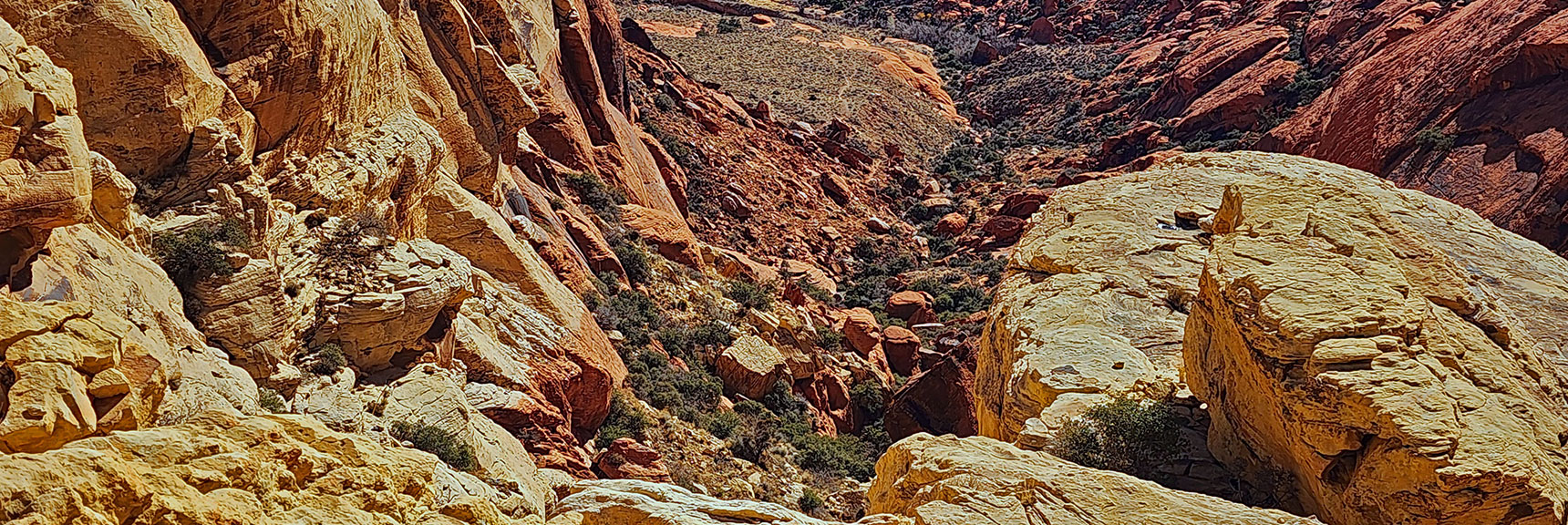 Reviewing the Boulder Section Just Navigated. | Upper Calico Hills Loop | Calico Basin and Red Rock Canyon, Nevada