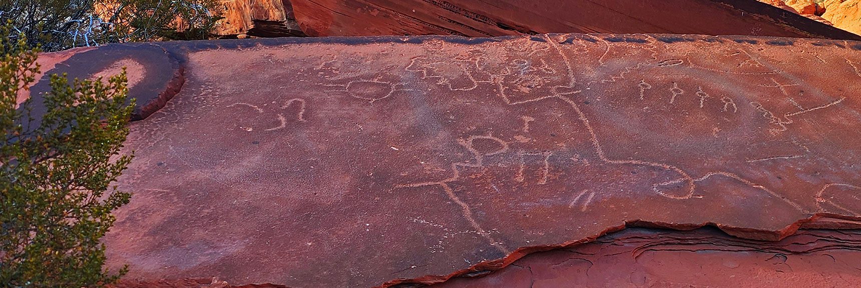 Ancient Paiute Native Americans Authored These Petroglyphs | Upper Calico Hills Loop | Calico Basin and Red Rock Canyon, Nevada