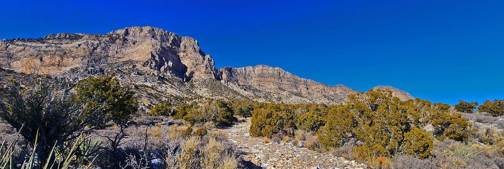Streamlined Route to the La Madre Mts. Ridgeline with Spectacular Views! | Brownstone Trail | Calico Basin | Brownstone Basin | La Madre Mountains Wilderness, Nevada
