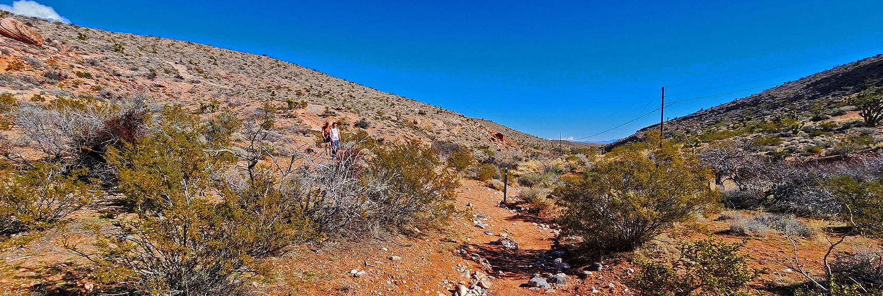 At Southeast Corner of Calico Hills Take a Left onto the Red Spring Ridge Trail | Calico Basin Daily Workout Trails | Calico Basin, Nevada
