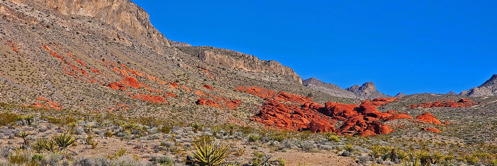 Circle SE Corner of Damsel Peak into Little Red Rock Area | Damsel Peak Loop | Gateway Peak | Brownstone Basin, Nevada