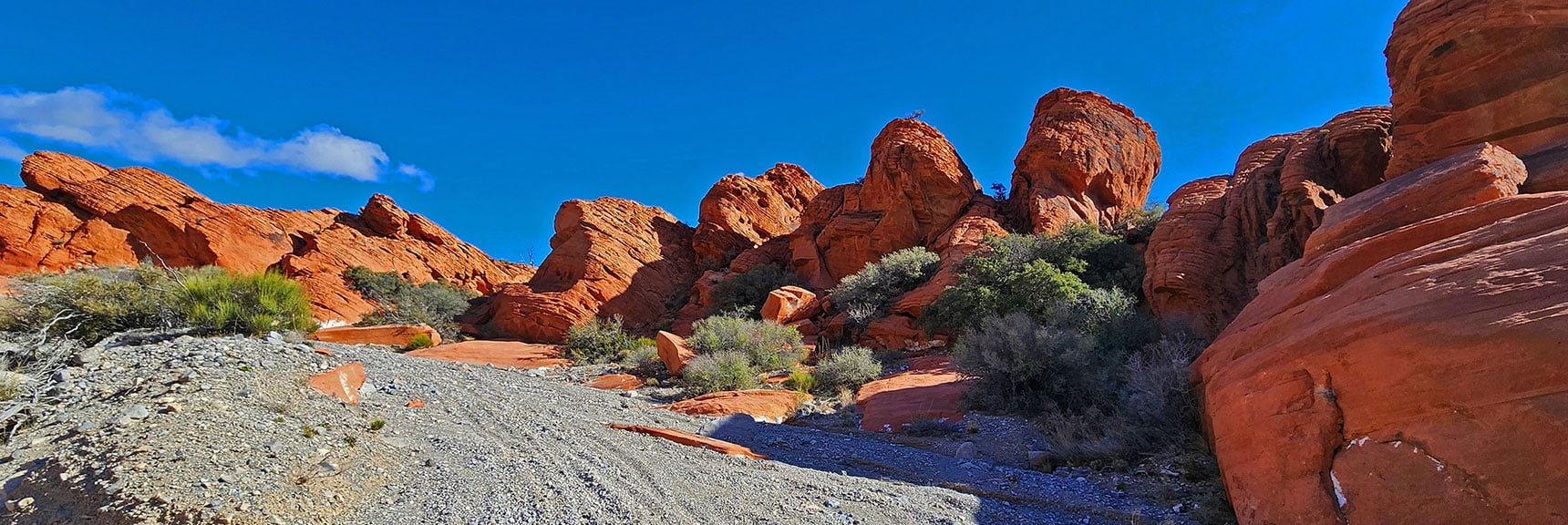 Passing Through Upper Section of Little Red Rock. Merits Entire Day to Explore Formations. | Damsel Peak Loop | Gateway Peak | Brownstone Basin, Nevada