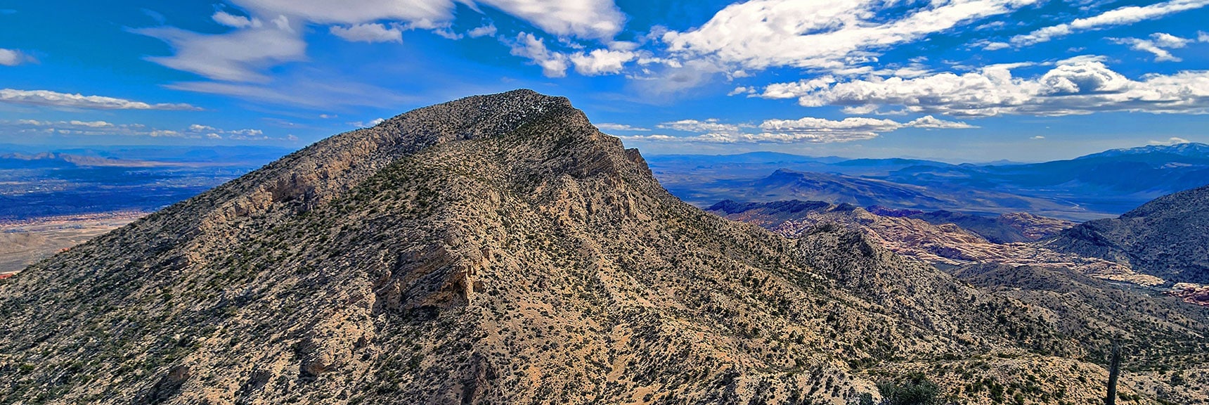 360-Degree Clockwise View Begins with Damsel Peak Summit to the South. | Damsel Peak Loop | Gateway Peak | Brownstone Basin, Nevada