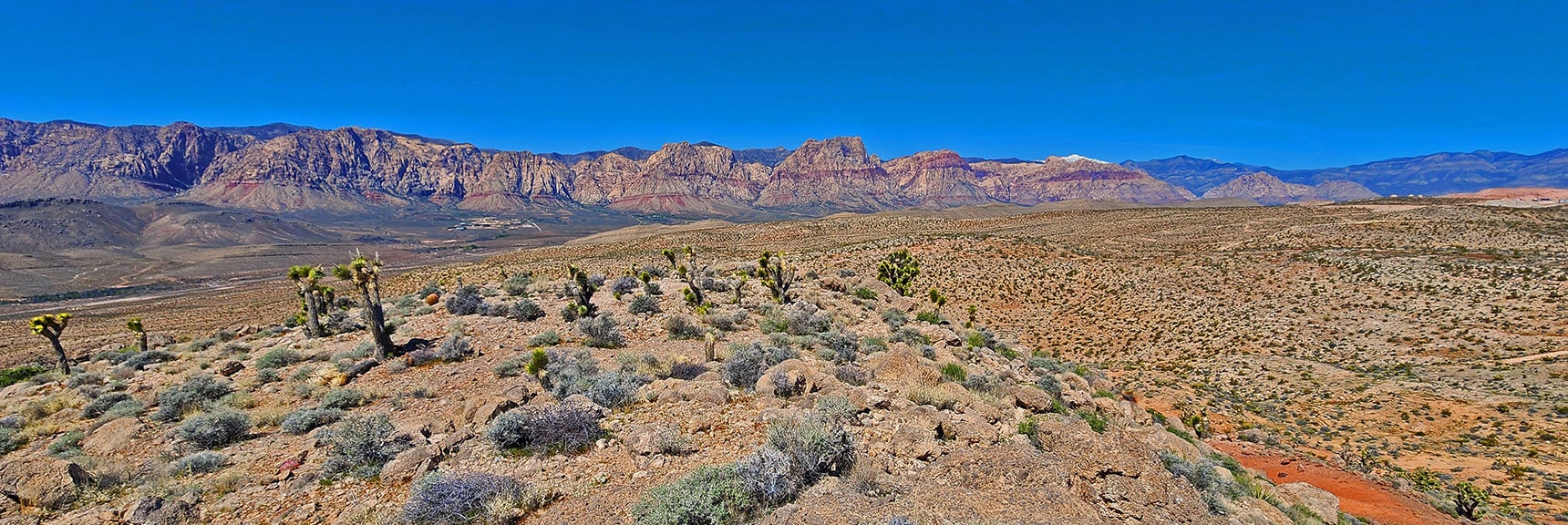 Northern Rainbow Mts. & La Madre Ridgeline Cliffs. | Blue Diamond Hill Southern Ridgelines | Red Rock Canyon, Nevada