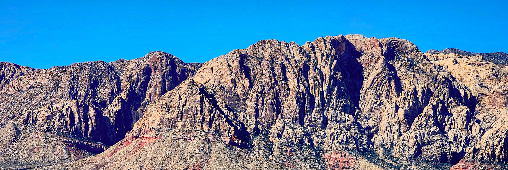Right to Left: Hidden Peak, Black Velvet Peak. | Western High Ridge | Blue Diamond Hill, Nevada