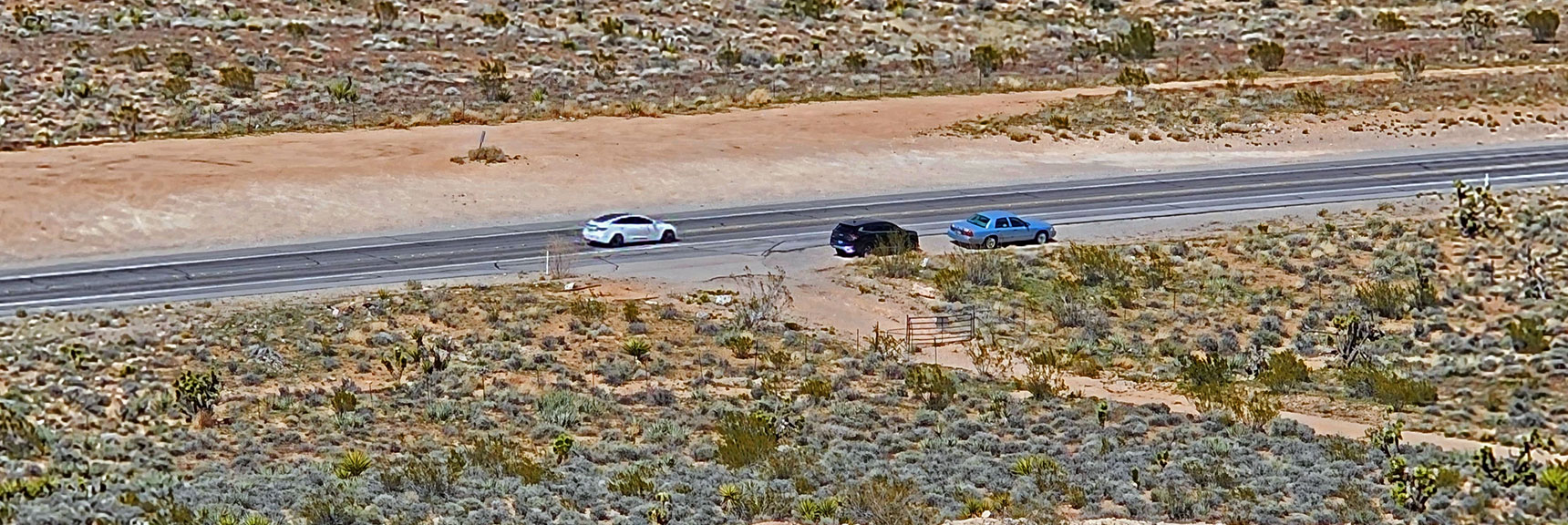 2 Car Strategy: Park One Car Here; Other Car at Wheeler Spring Camp, South End of Ridgeline. | Western High Ridge | Blue Diamond Hill, Nevada