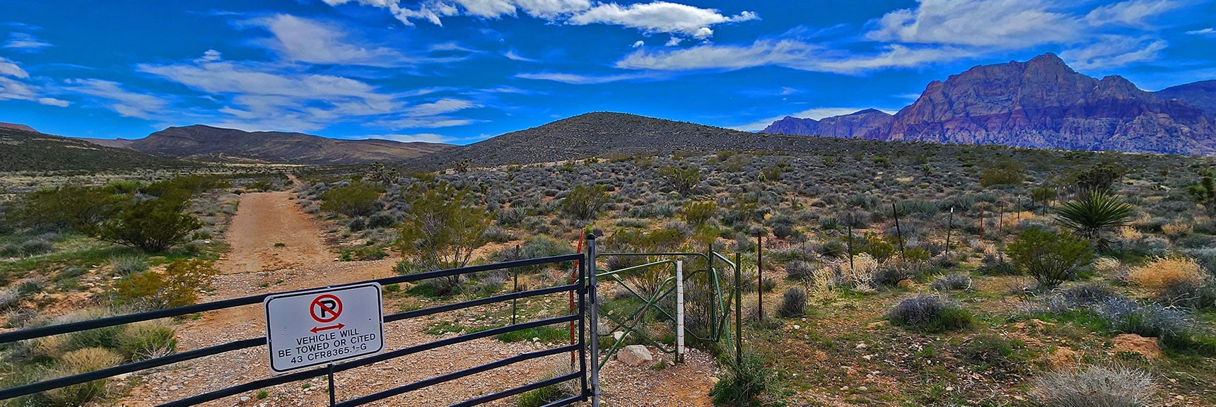 If You Started at North End of Ridgeline, Head for Hill to Right. | Western High Ridge | Blue Diamond Hill, Nevada